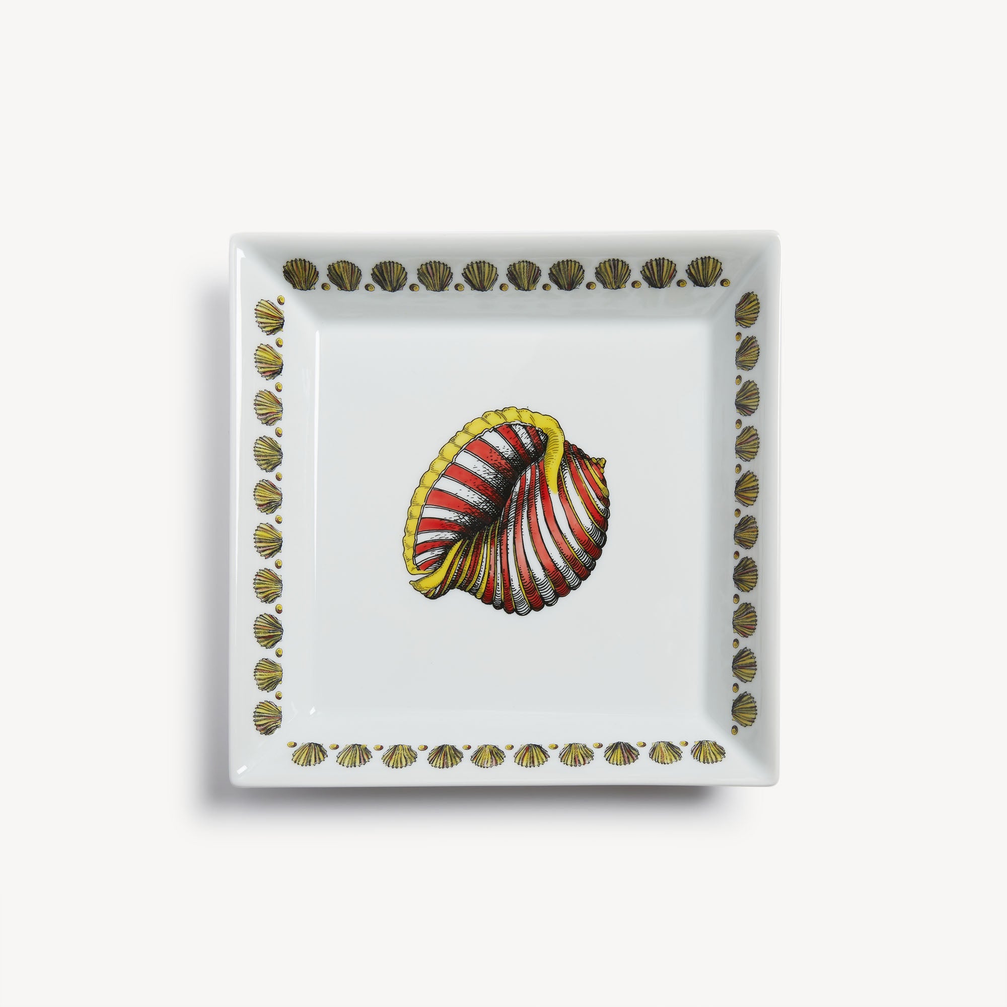 fornasetti-giro-di-conchiglie-schale-eckig-porzellan-muscheln image 1