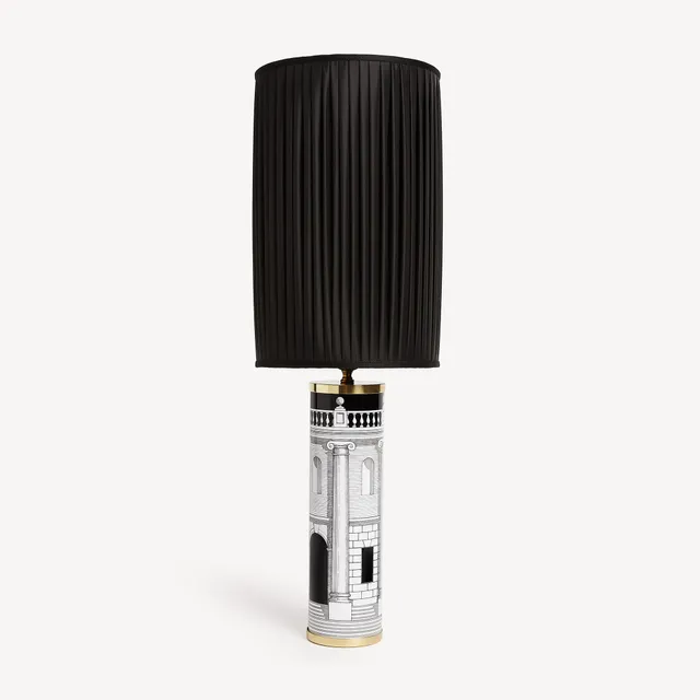 fornasetti-lampenschirm-zylindrisch-plissiert-stoff-2 image 1