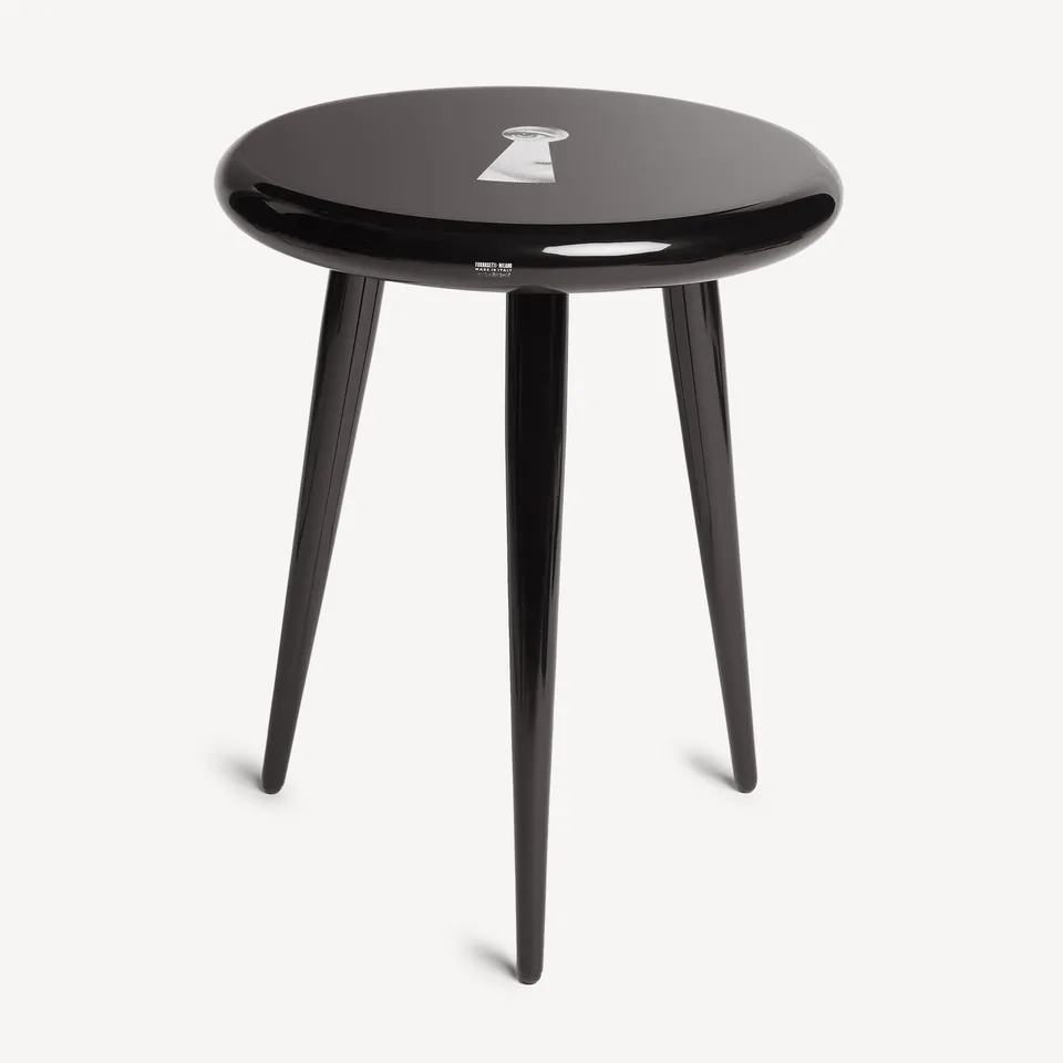 fornasetti-serratura-hocker-holz-gesicht-siebdruck image 1