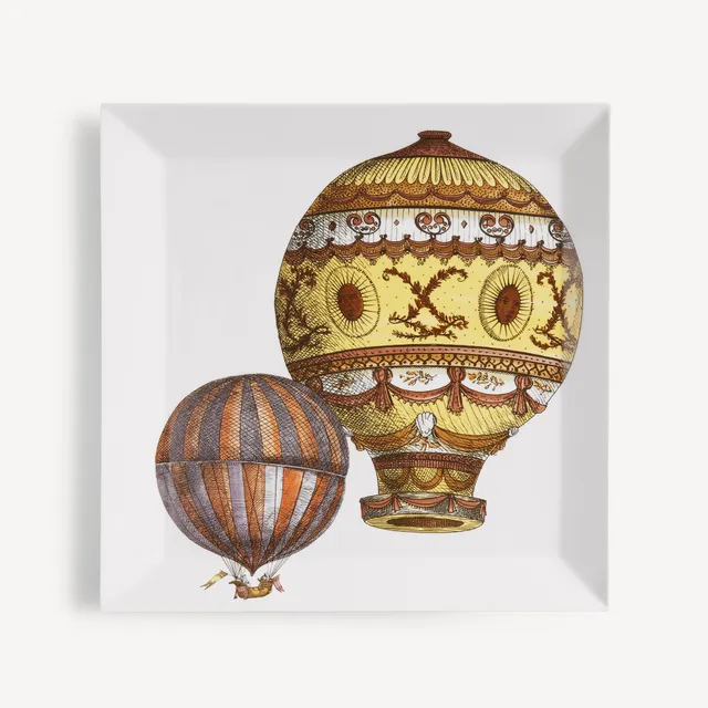 atelier-fornasetti-palloni-n-1-tablett-eckig-handbemalt image 1