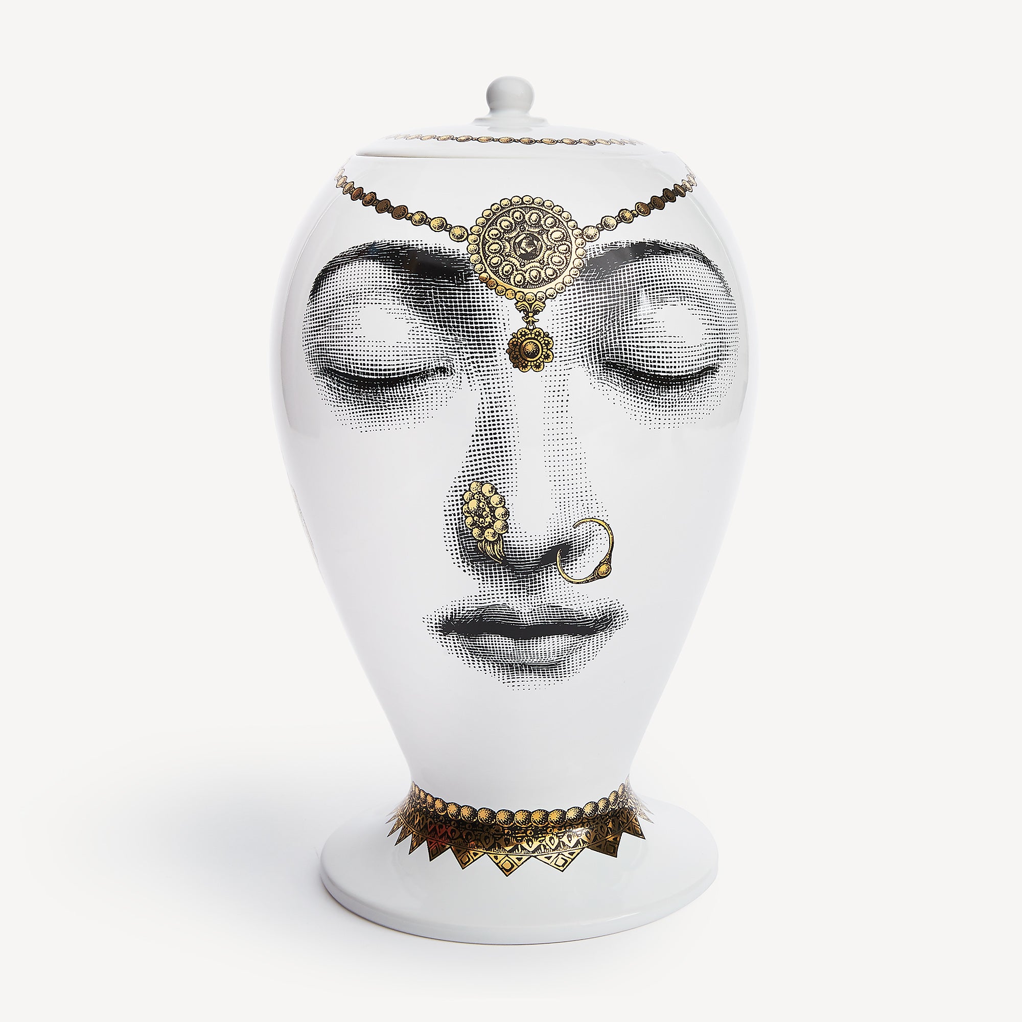 atelier-fornasetti-bollywood-vase-keramik-lina-cavalieri-gold image 2