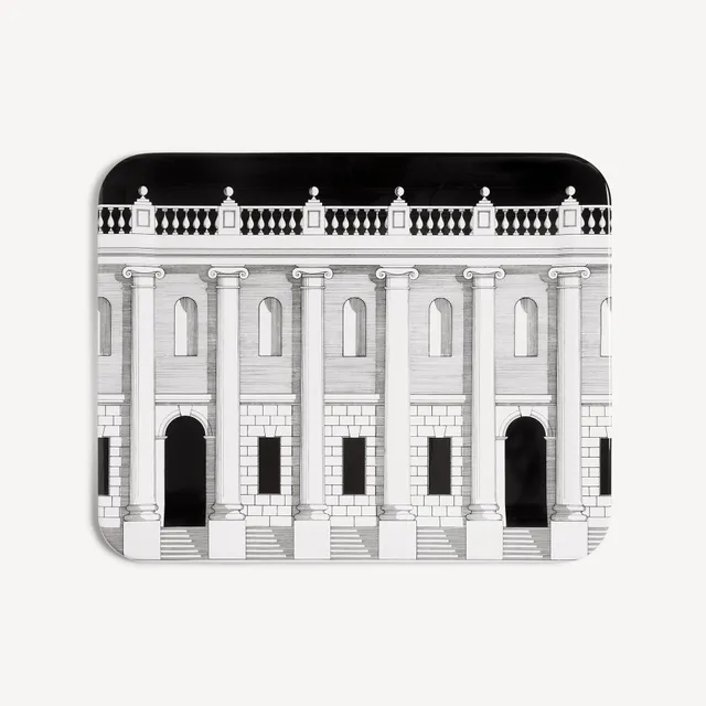 fornasetti-casa-con-colonne-tablett-mit-gestell-architektur image 1