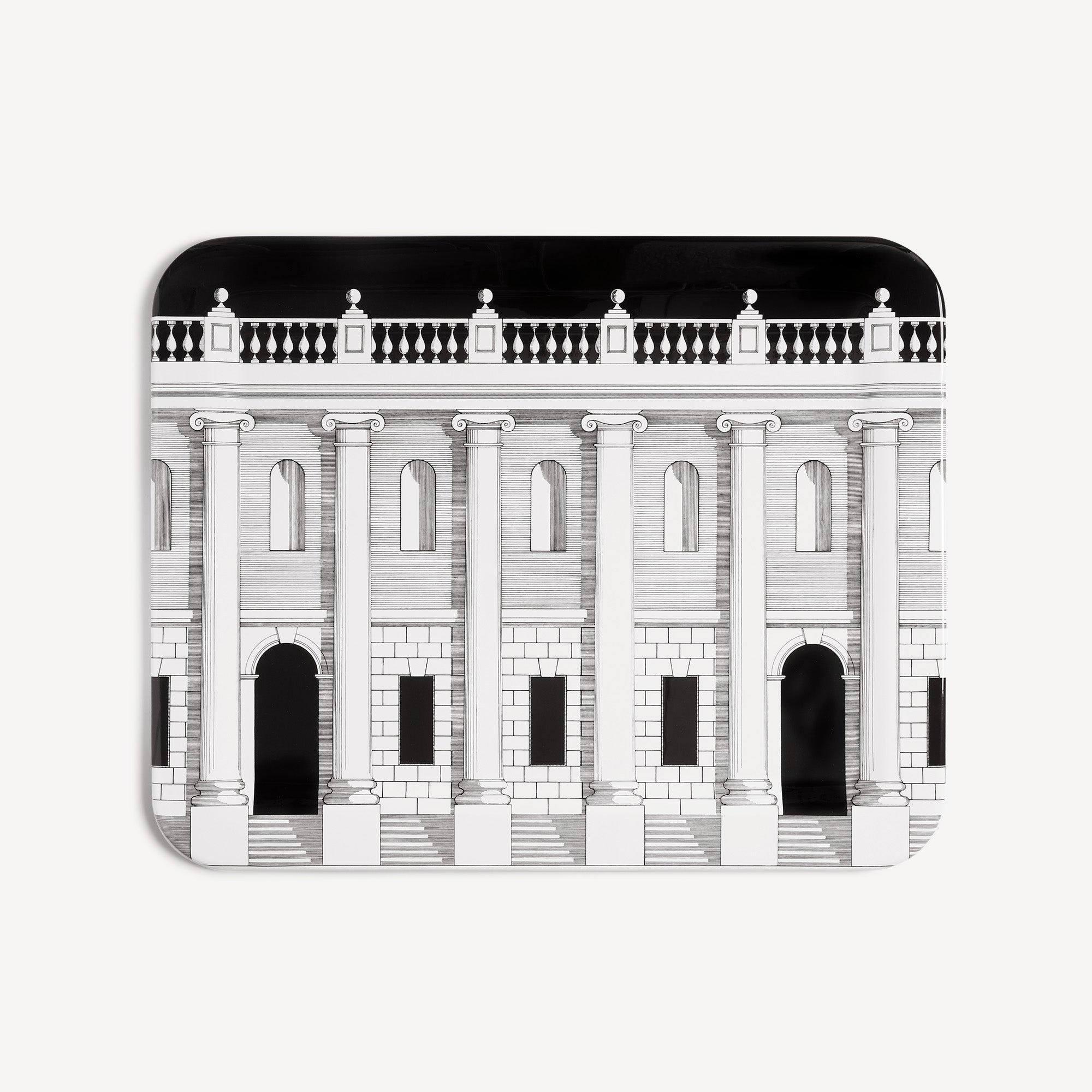 fornasetti-casa-con-colonne-tablett-siebdruck-deko image 1