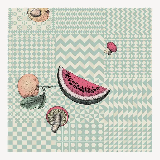 atelier-fornasetti-frutta-e-geometrico-tapete-52cm-x-10m-schwarz-wei image 1