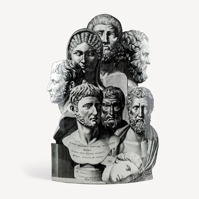 fornasetti-teste-antiche-schirmst-nder-metall-trompe-l-oeil image 1