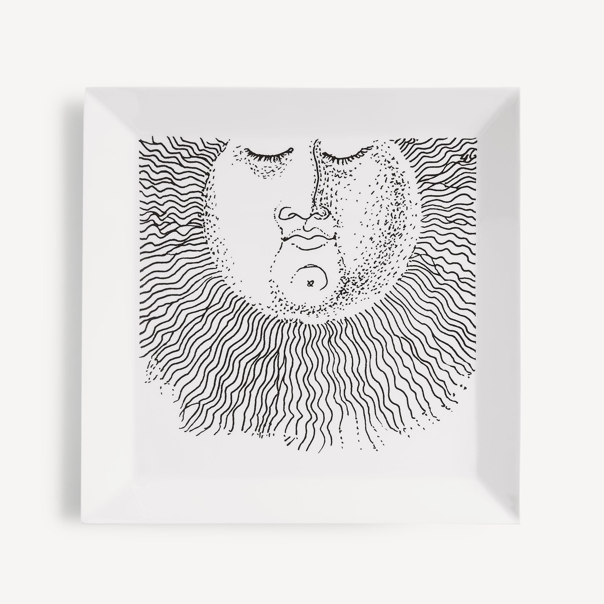 fornasetti-solitario-tablett-porzellan-sonne-handbemalt image 1
