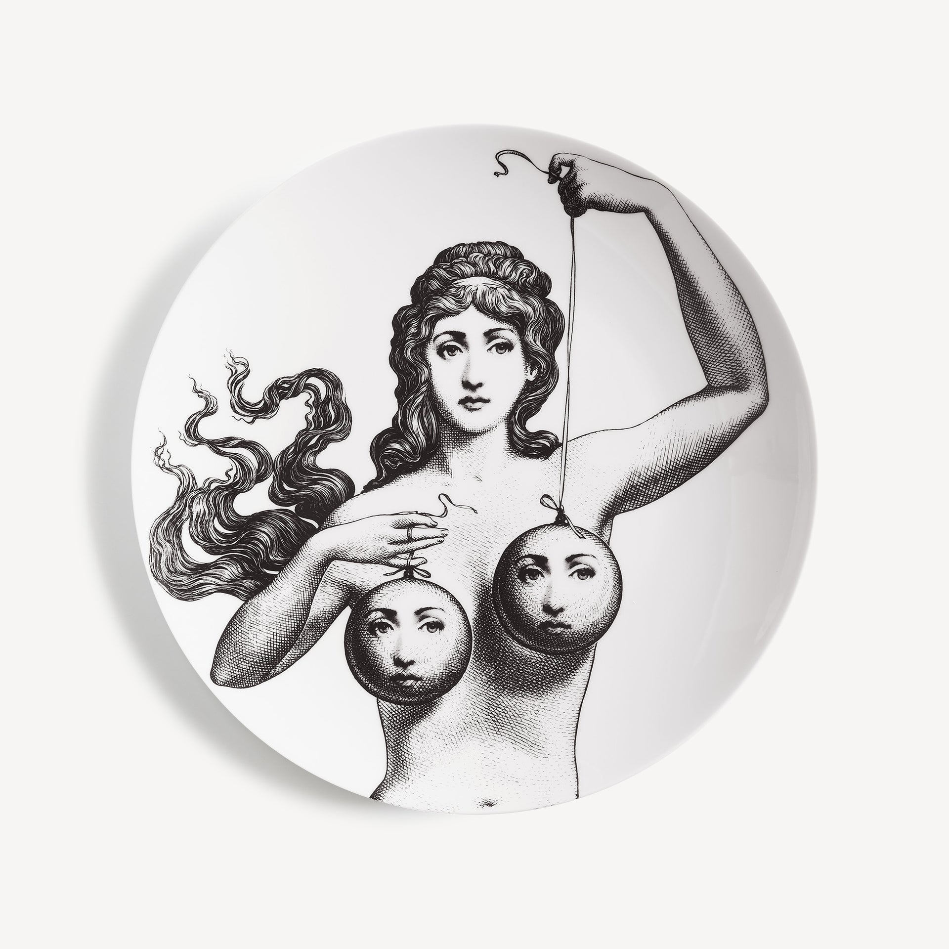 fornasetti-tema-e-variazioni-wandteller-nr-182-porzellan image 1