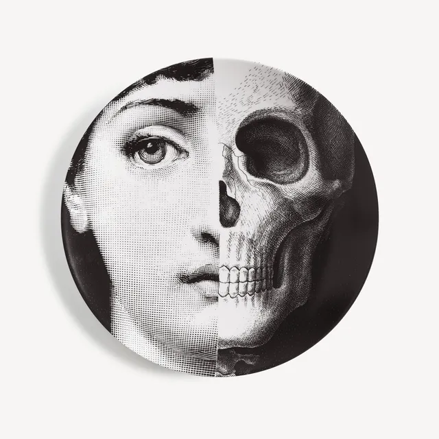 fornasetti-tema-e-variazioni-n-288-wandteller-porzellan-gesicht image 1