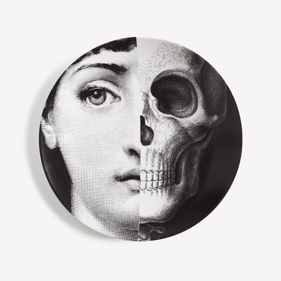 fornasetti-tema-e-variazioni-n-288-wandteller-porzellan-gesicht image 1