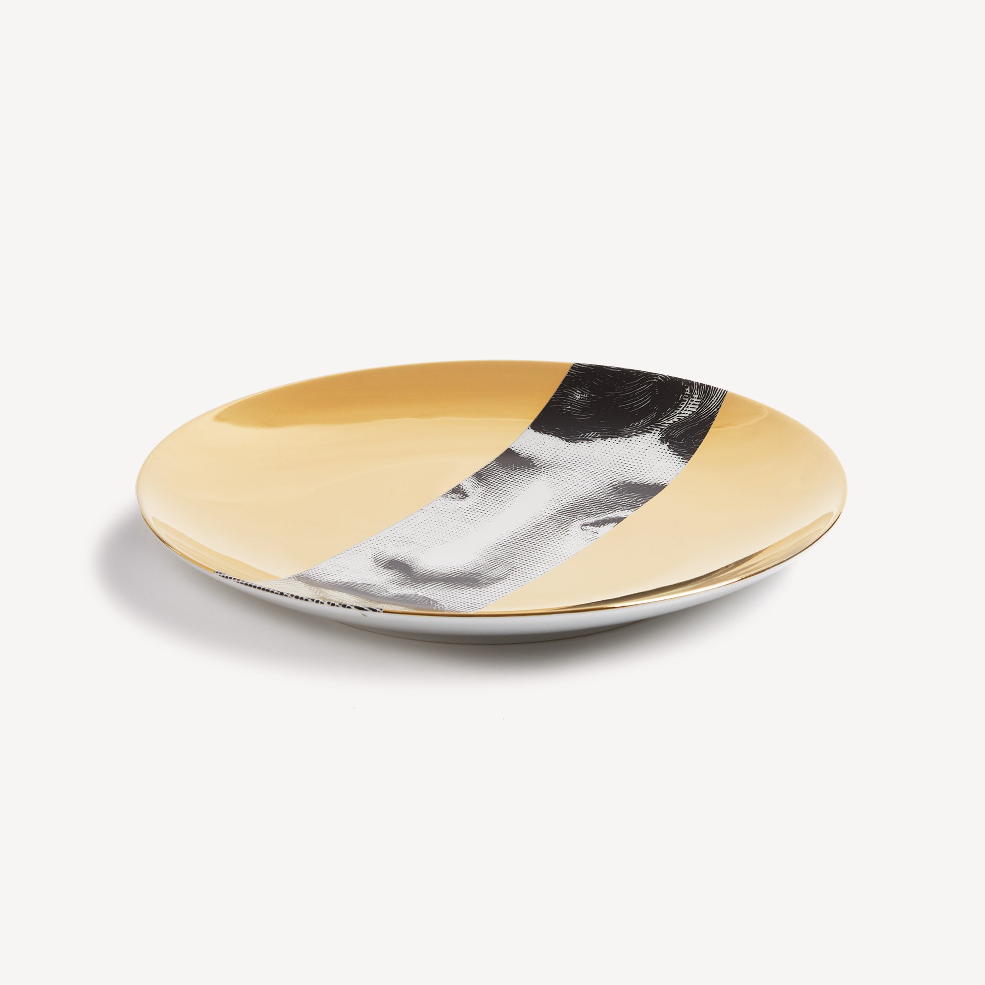 fornasetti-tema-e-variazioni-n-33-wandteller-gold-porzellan image 2
