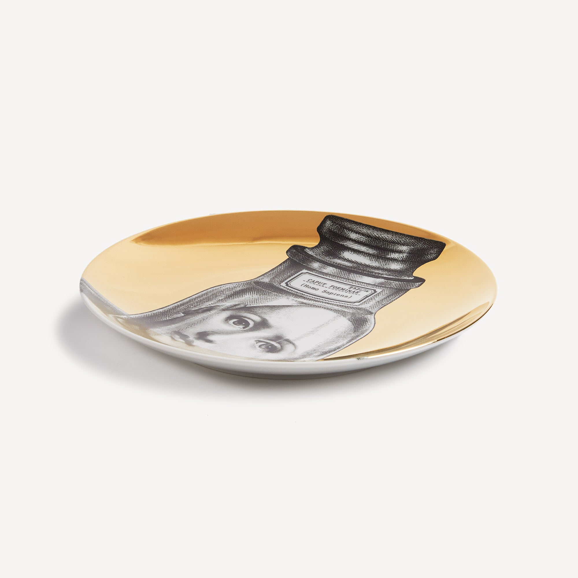 fornasetti-tema-e-variazioni-n-166-wandteller-gold-porzellan image 2