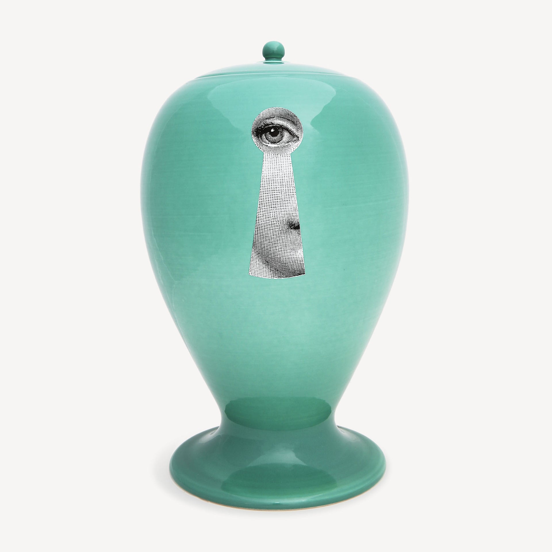fornasetti-chiave-serratura-vase-porzellan-gr-n-gesicht-2 image 1