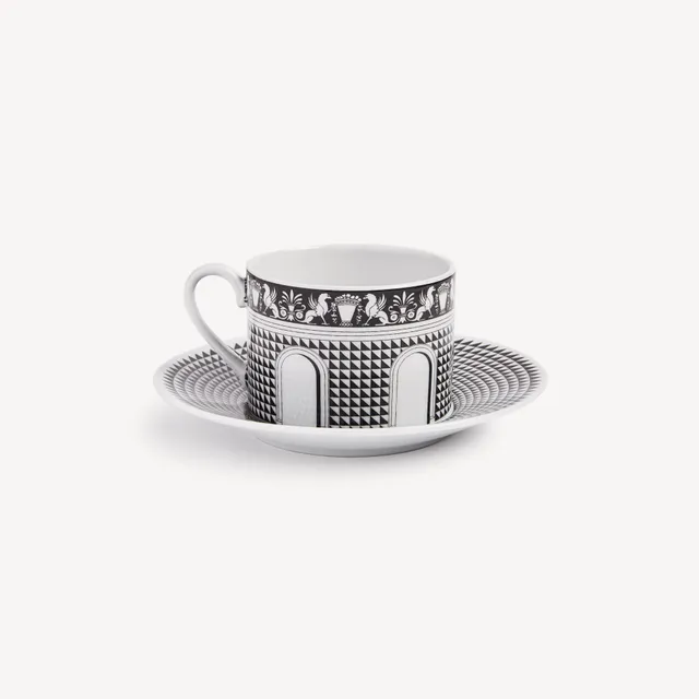 atelier-fornasetti-facciata-quattrocentesca-teetasse-porzellan image 1