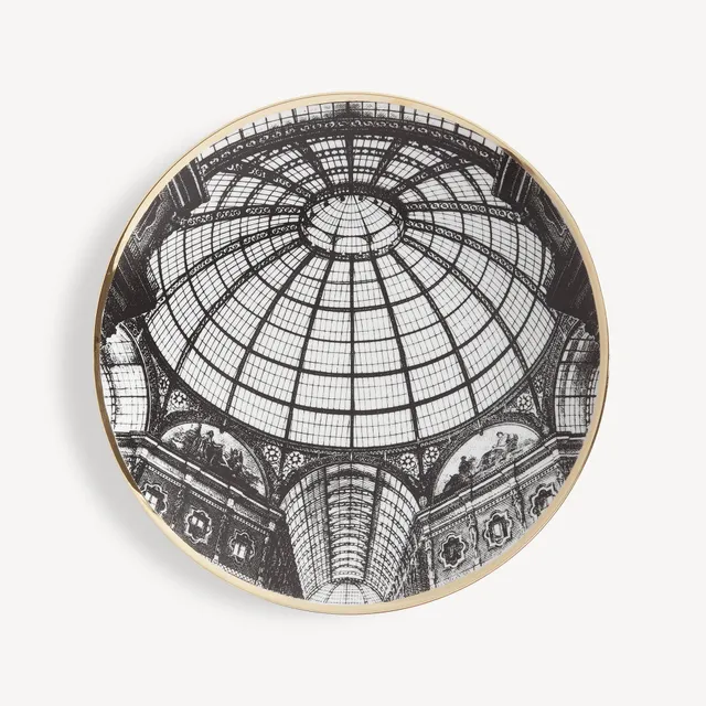 fornasetti-cupola-galleria-di-milano-teller-gold-kuppel image 1
