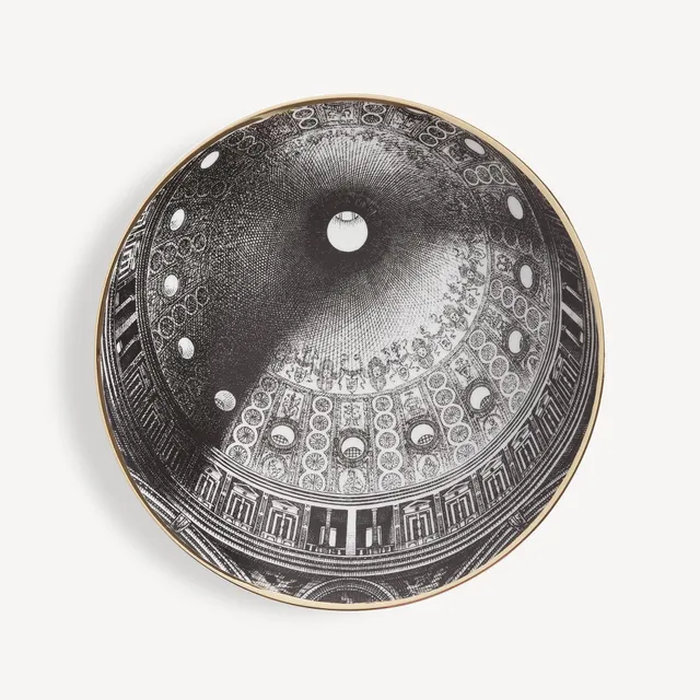 fornasetti-cupola-tiburio-milano-teller-porzellan-gold image 1