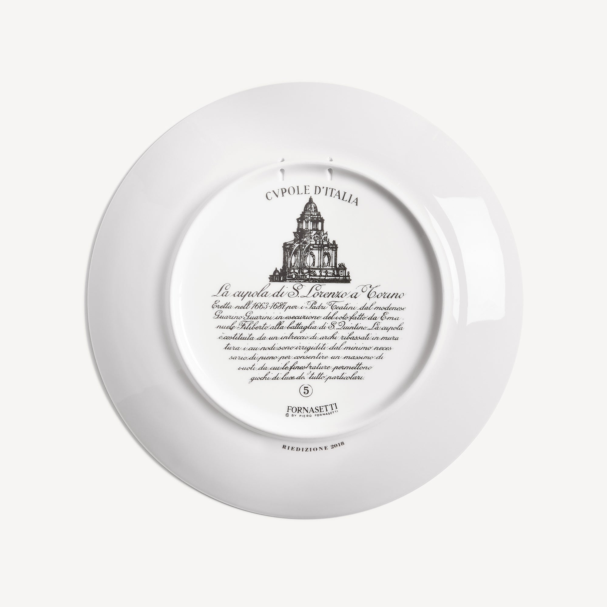 fornasetti-cupola-s-lorenzo-teller-porzellan-gold image 3