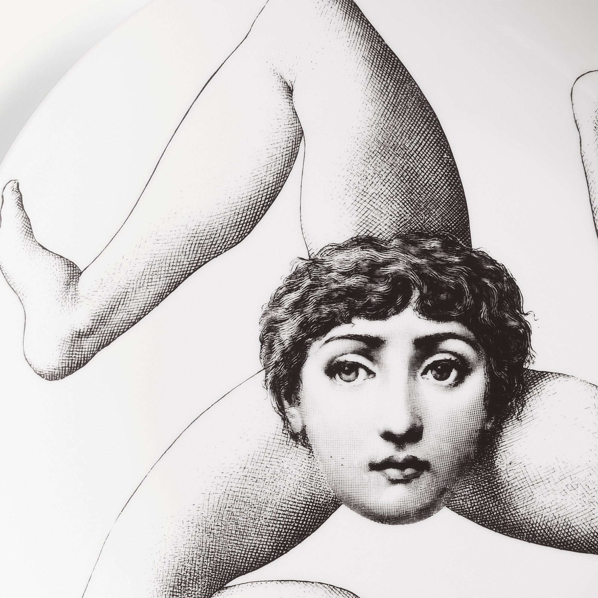 fornasetti-tema-e-variazioni-n-186-wandteller-porzellan-gesicht image 4