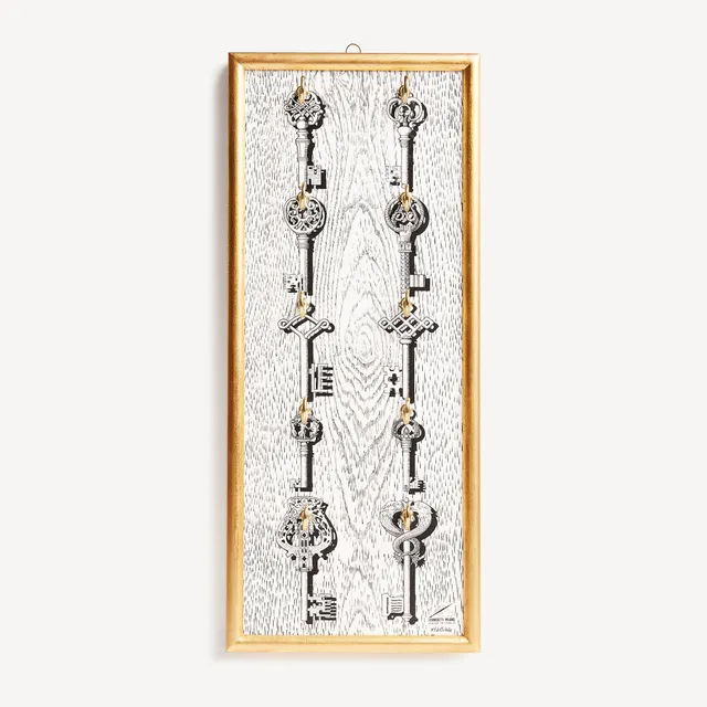atelier-fornasetti-portachiavi-paneel-schl-ssel-holz image 1