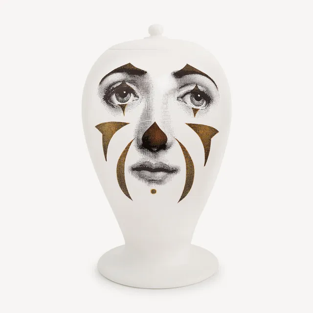 fornasetti-clown-tema-e-variazioni-vase-keramik-gesicht image 1