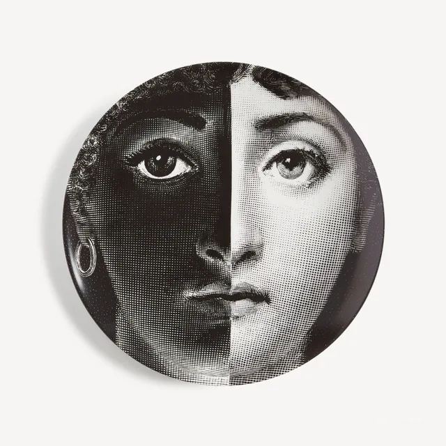 fornasetti-tema-e-variazioni-n-222-wandteller-porzellan-gesicht image 1