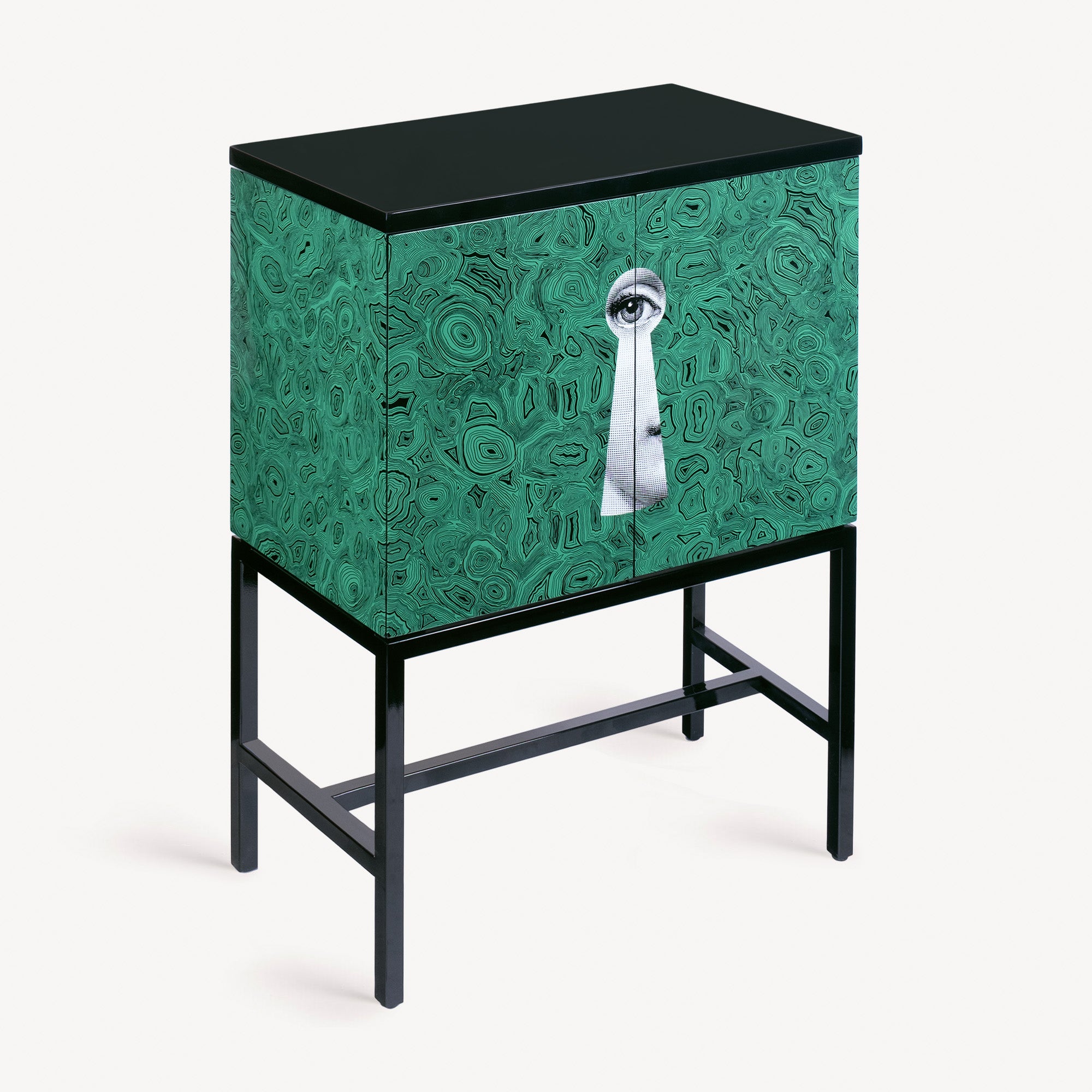 fornasetti-serratura-sideboard-malachit-gr-n-holz image 3