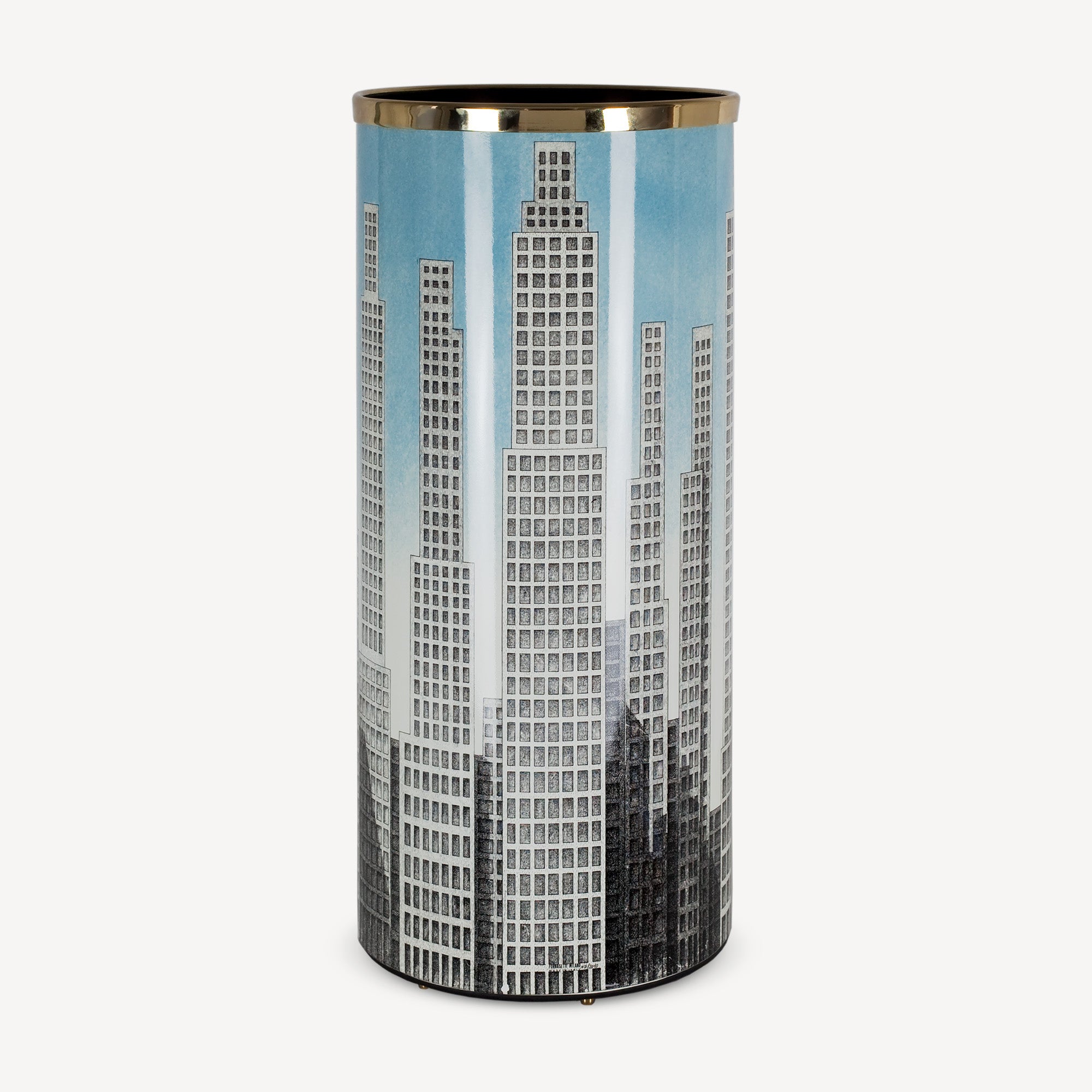 atelier-fornasetti-grattacieli-schirmst-nder-metall-messing-skyline image 2