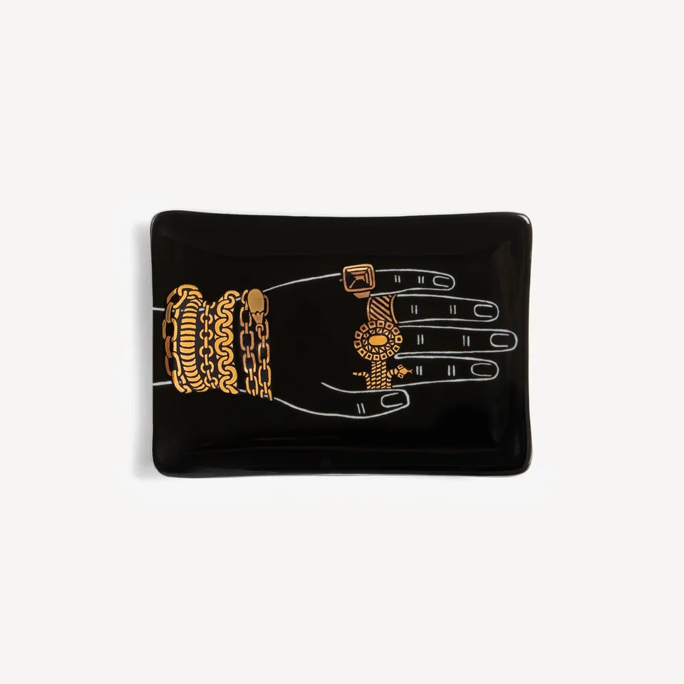 fornasetti-mano-con-gioielli-aschenbecher-porzellan-rechteckig image 1