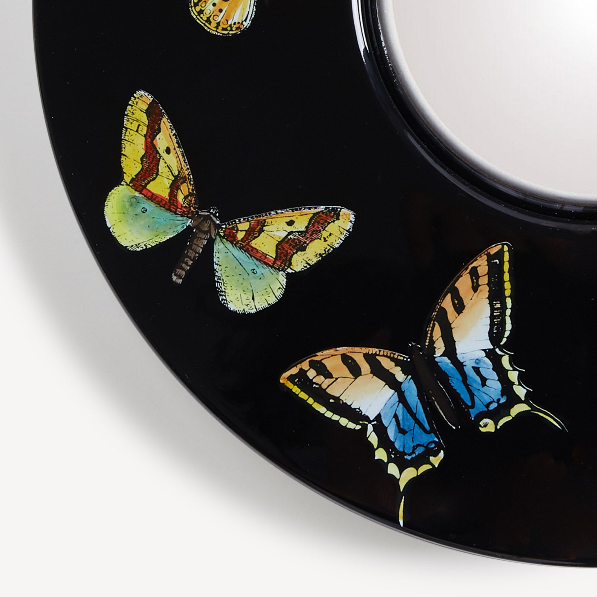 fornasetti-farfalle-spiegel-konvex-holzrahmen-wandspiegel image 3