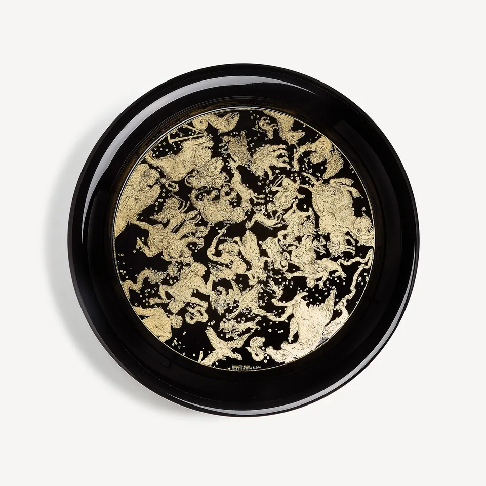 fornasetti-emisfero-tablett-lack-tierkreis-deko image 1
