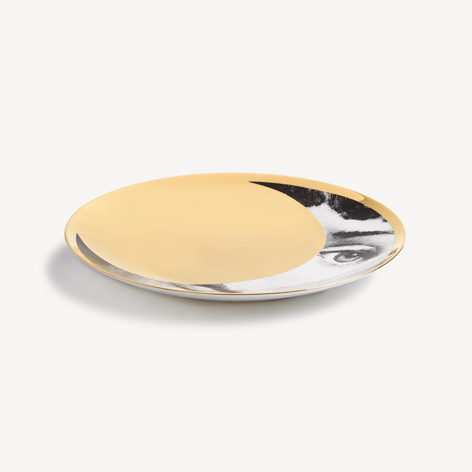 fornasetti-tema-e-variazioni-n-39-wandteller-porzellan-gold image 2