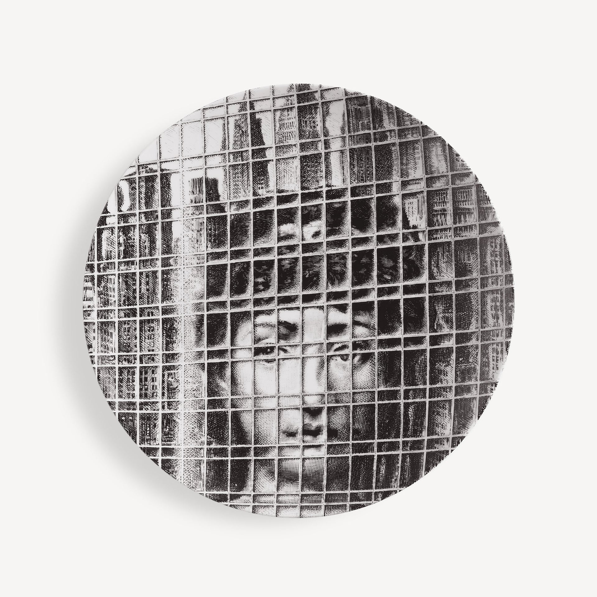 fornasetti-tema-e-variazioni-n-129-wandteller-porzellan-handbemalt image 1