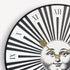 fornasetti-sole-raggiante-wanduhr-metall-lautlos image 2