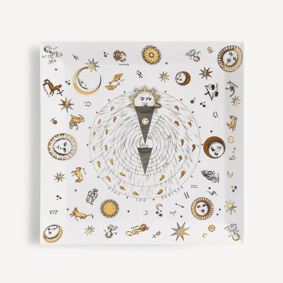 fornasetti-astronomici-tablett-mit-gold-sternzeichen image 1