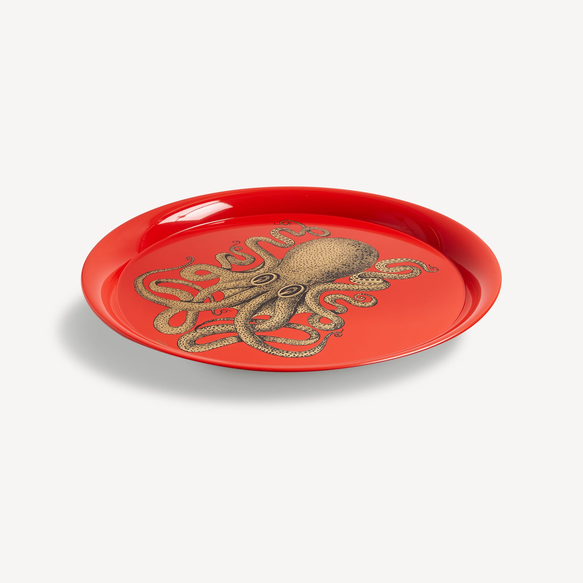 fornasetti-polipo-tablett-rund-gold-oktopus-serviertablett image 2
