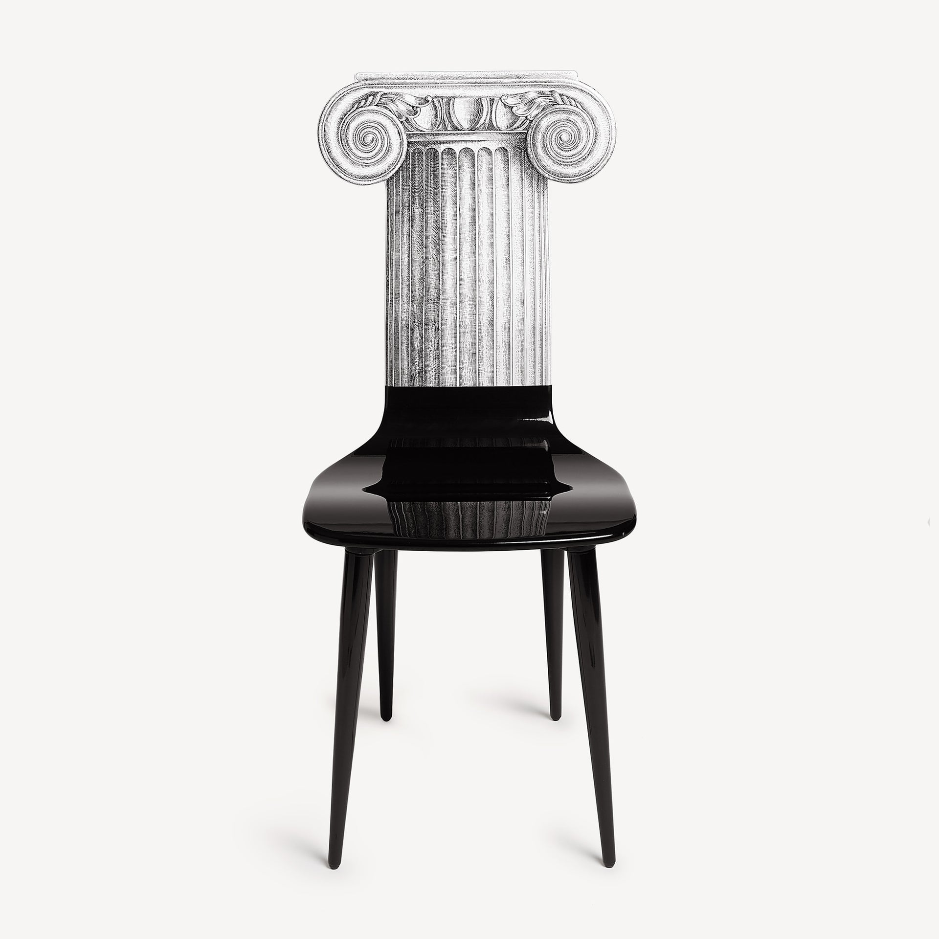 fornasetti-capitello-jonico-stuhl-holz-trompe-l-oeil-s-ule image 1