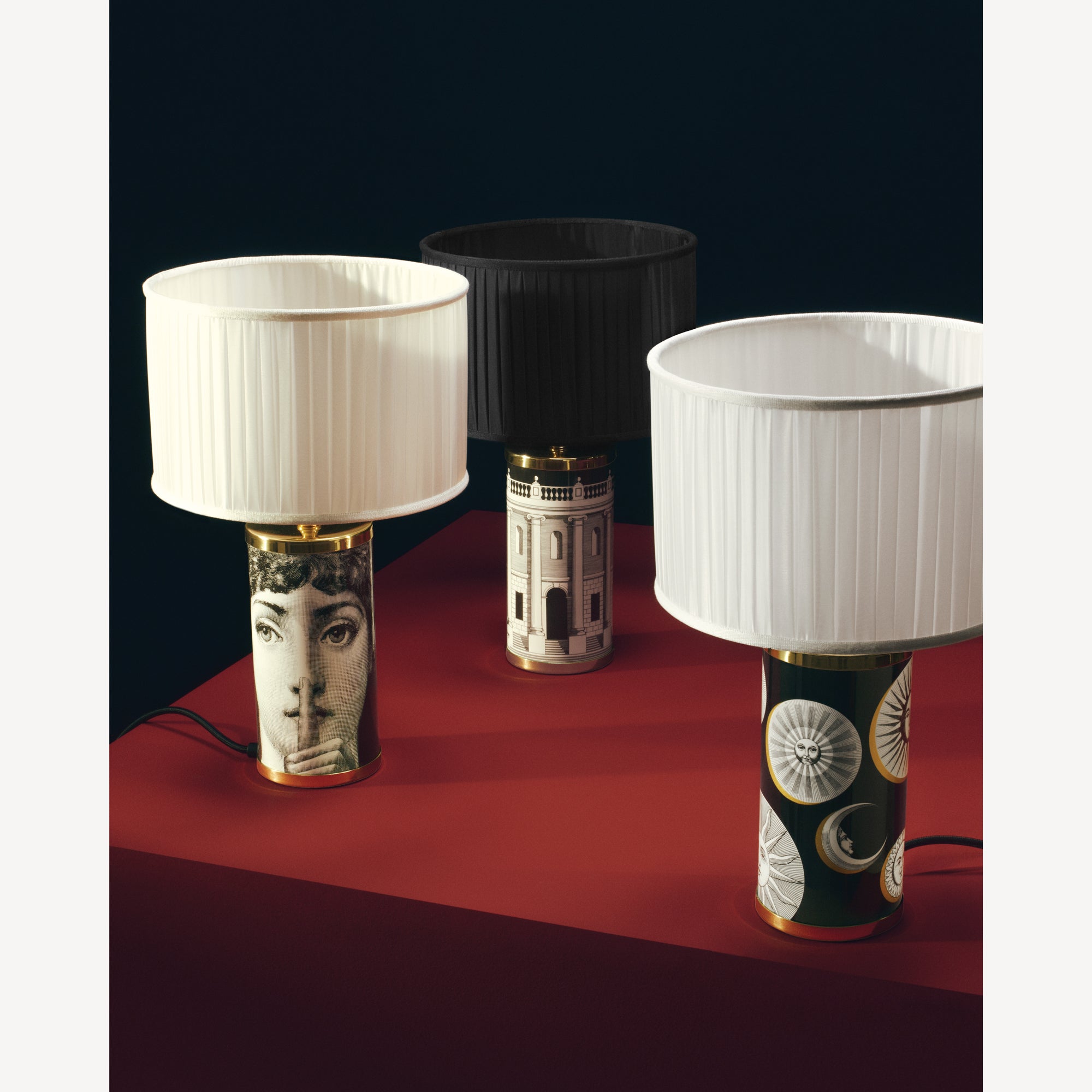 fornasetti-soli-e-lune-kleine-tischlampe-porzellan-sonne-mond image 5
