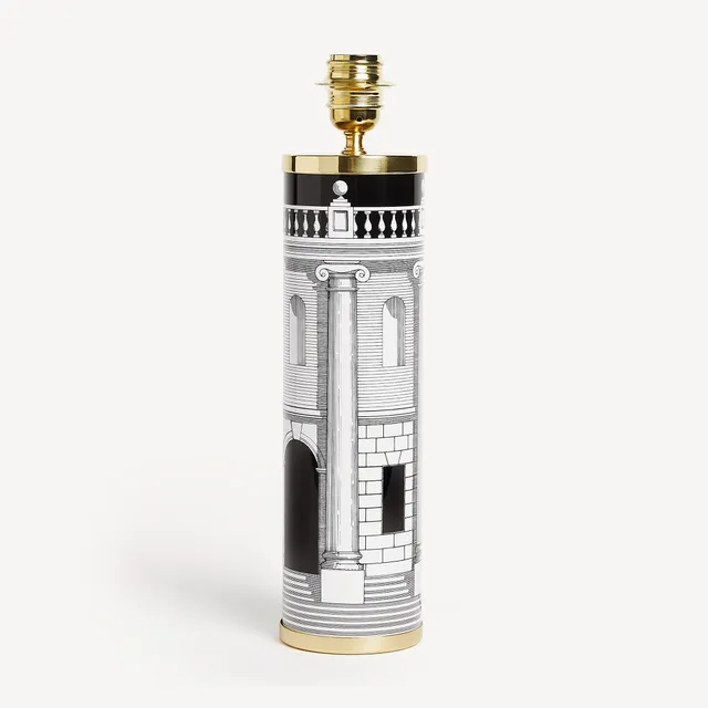 fornasetti-casa-con-colonne-lampenfu-zylinder-metall image 1