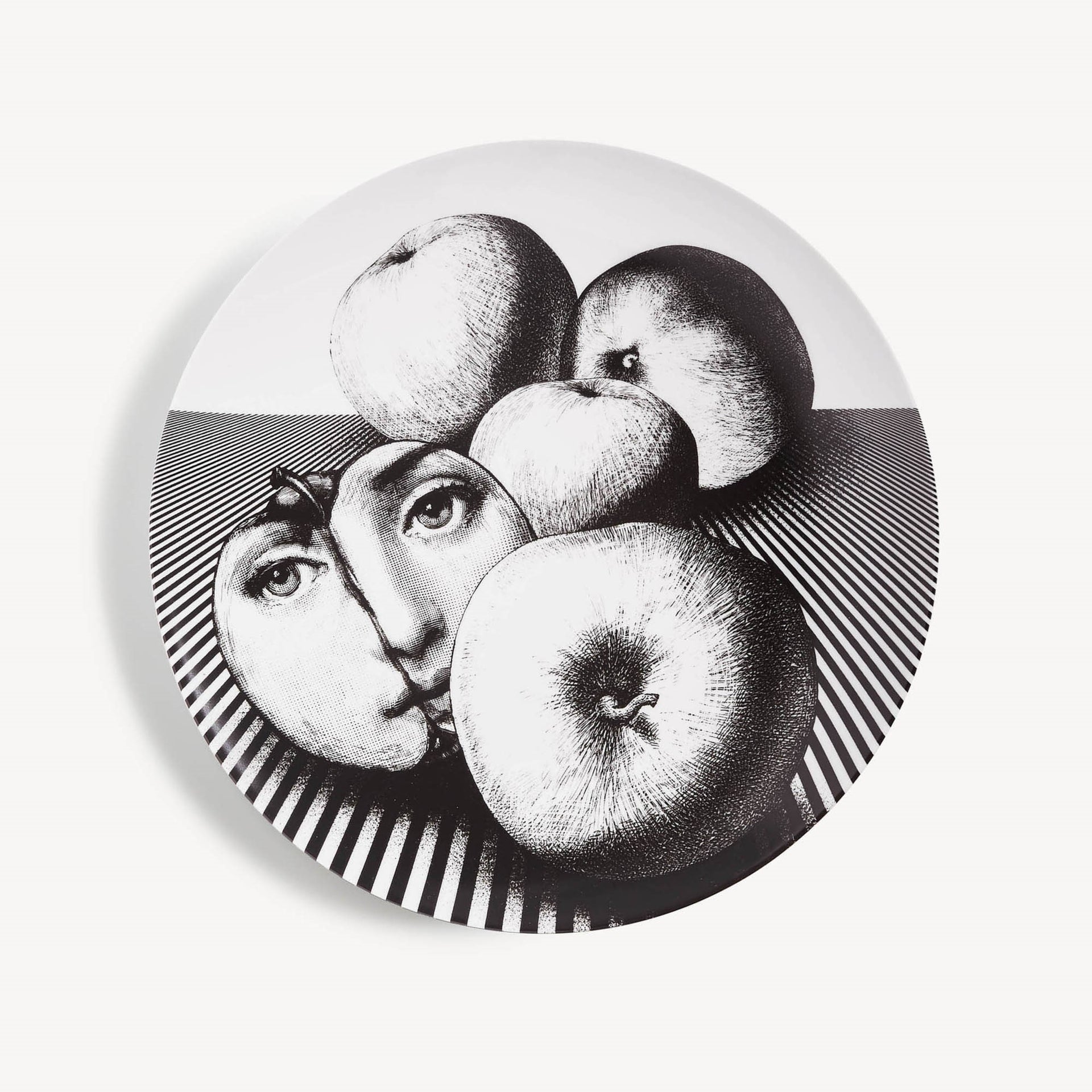 fornasetti-tema-e-variazioni-n-390-wandteller-porzellan-gesicht image 1