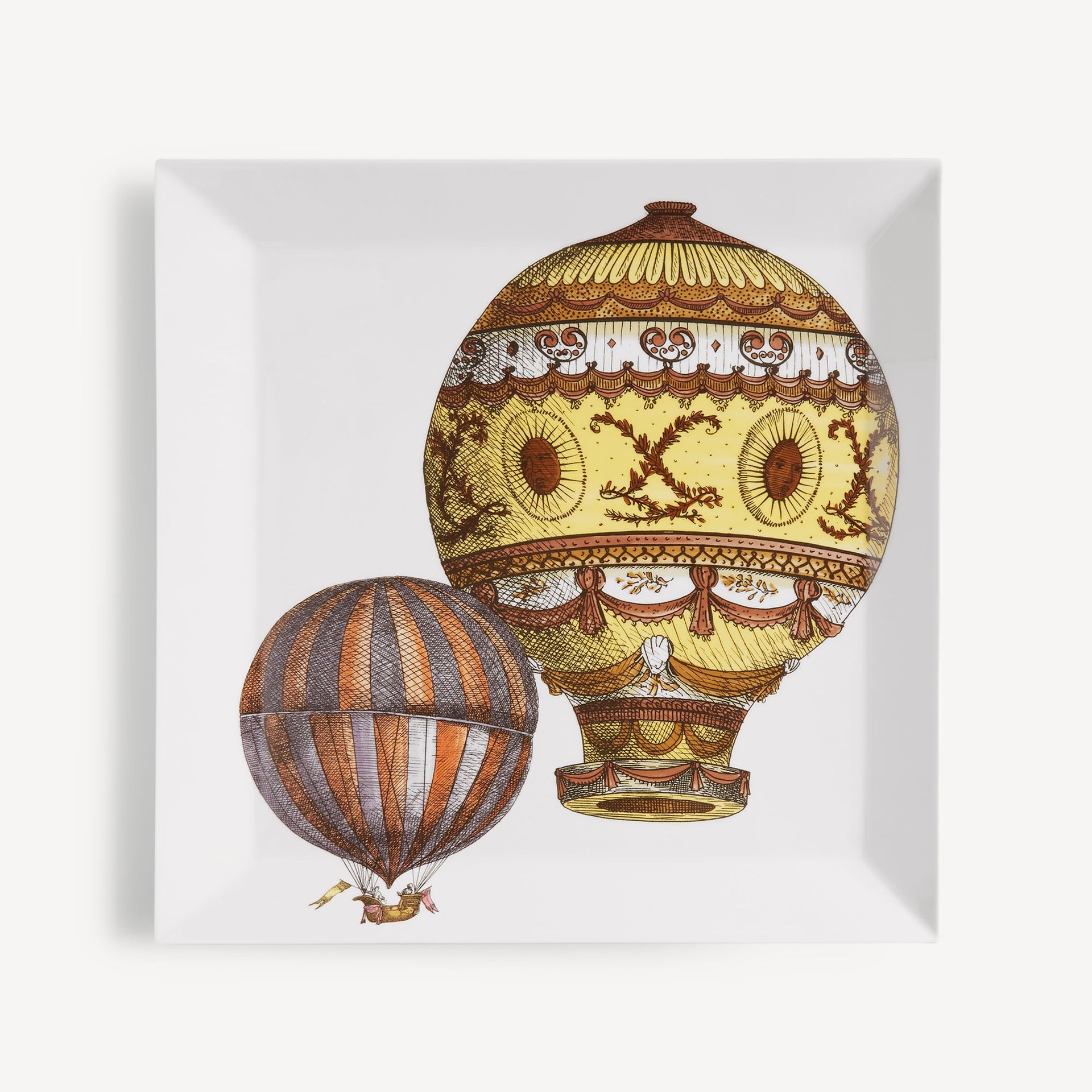 fornasetti-palloni-n-1-tablett-eckig-handbemalt-heissluftballons image 1