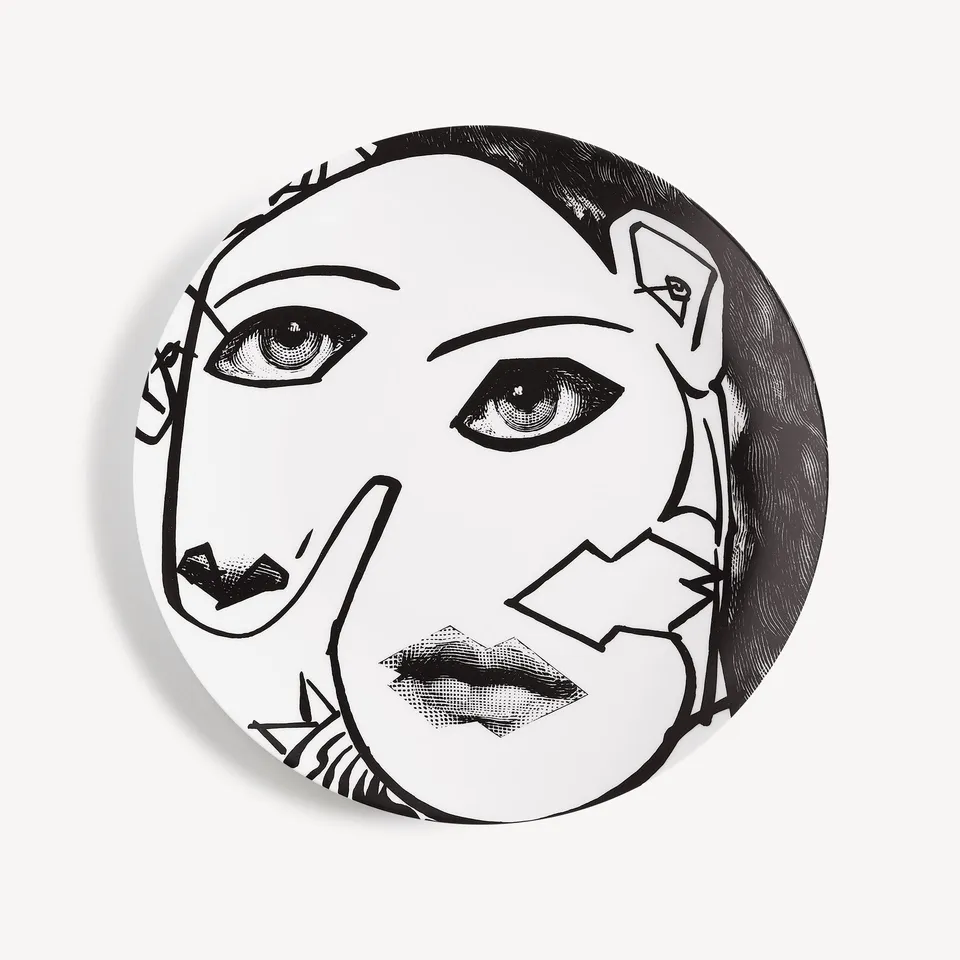 atelier-fornasetti-tema-e-variazioni-n-164-wandteller-porzellan image 1