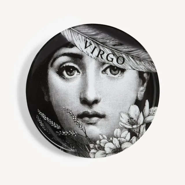 atelier-fornasetti-tema-e-variazioni-wandteller-zodiaco-virgo-n-353 image 1