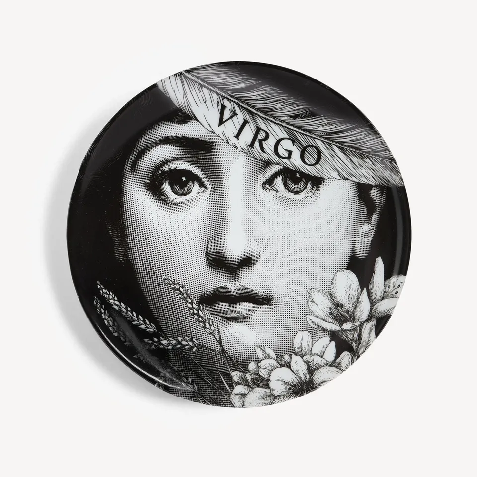 atelier-fornasetti-tema-e-variazioni-wandteller-zodiaco-virgo-n-353 image 1