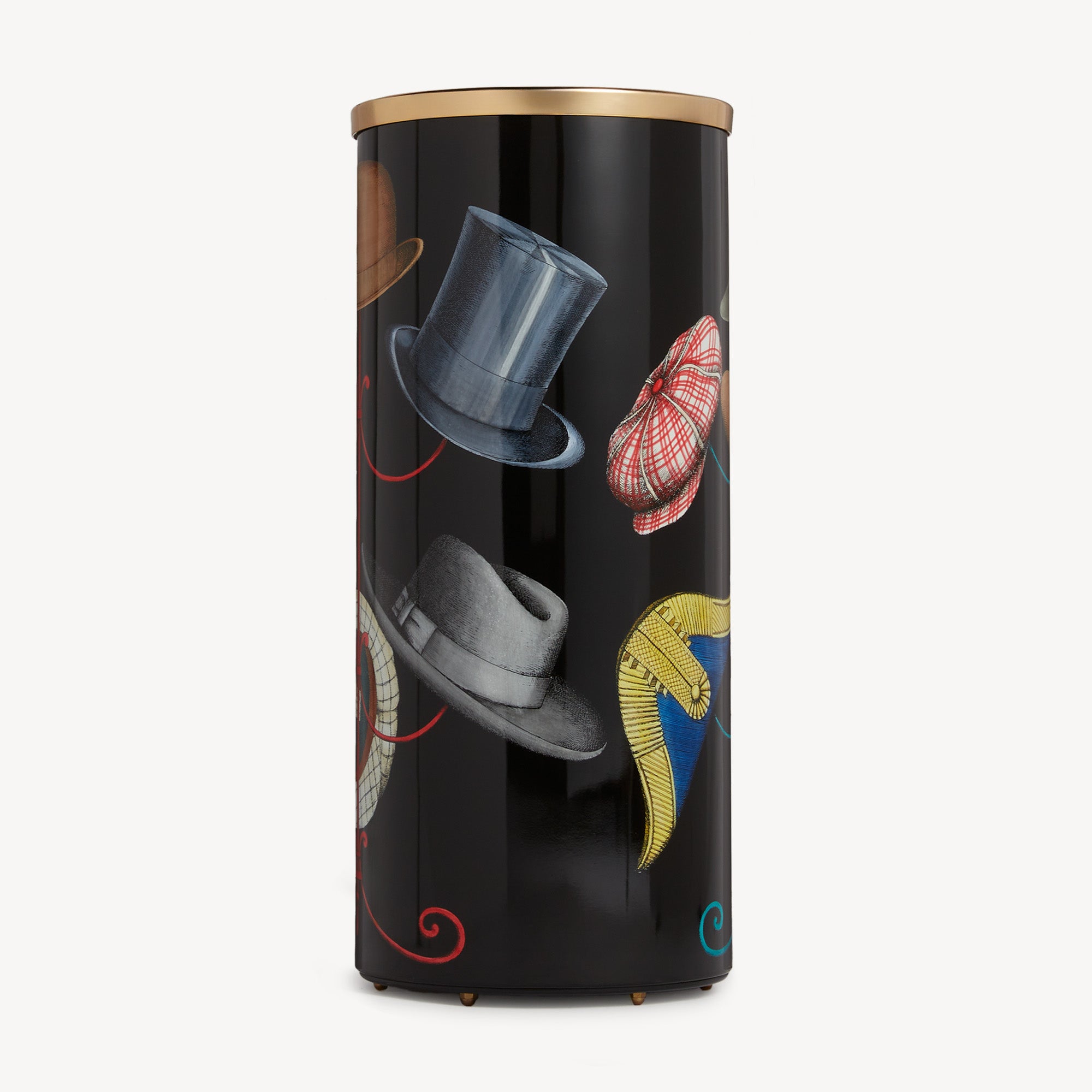 atelier-fornasetti-cappelli-schirmst-nder-hutmotiv-messing image 1