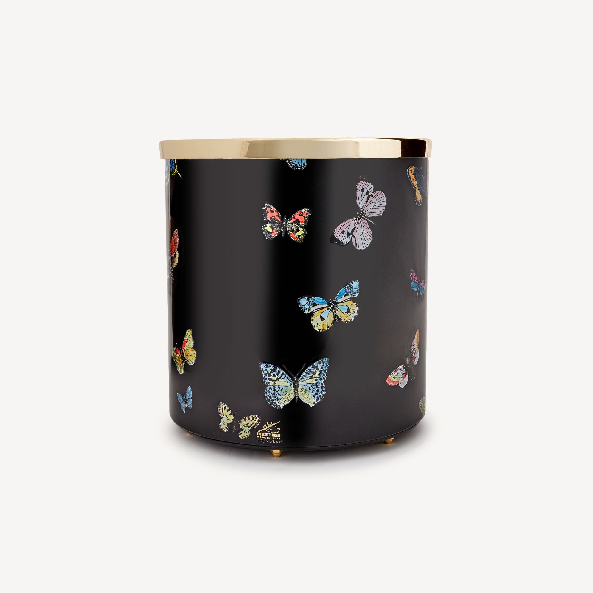 fornasetti-farfalle-papierkorb-metall-schmetterlinge image 2