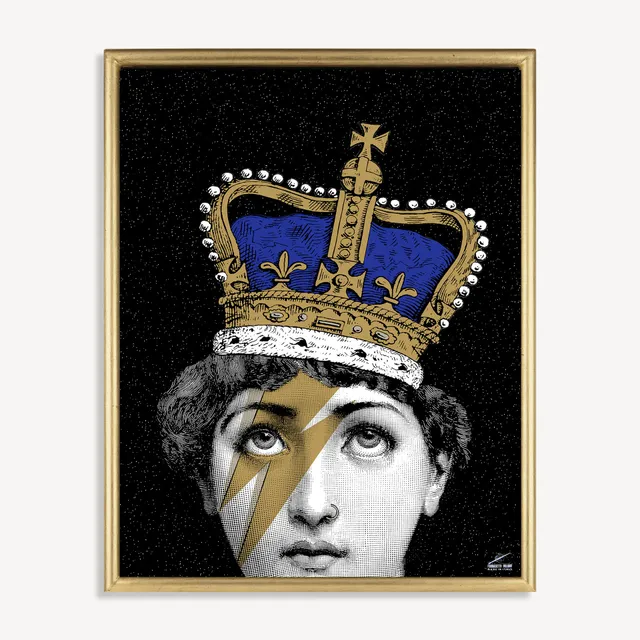 atelier-fornasetti-tema-e-variazioni-n-389-deko-platte-queen-lina image 1