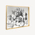 fornasetti-teste-antiche-wandpaneel-holz-gerahmt image 2