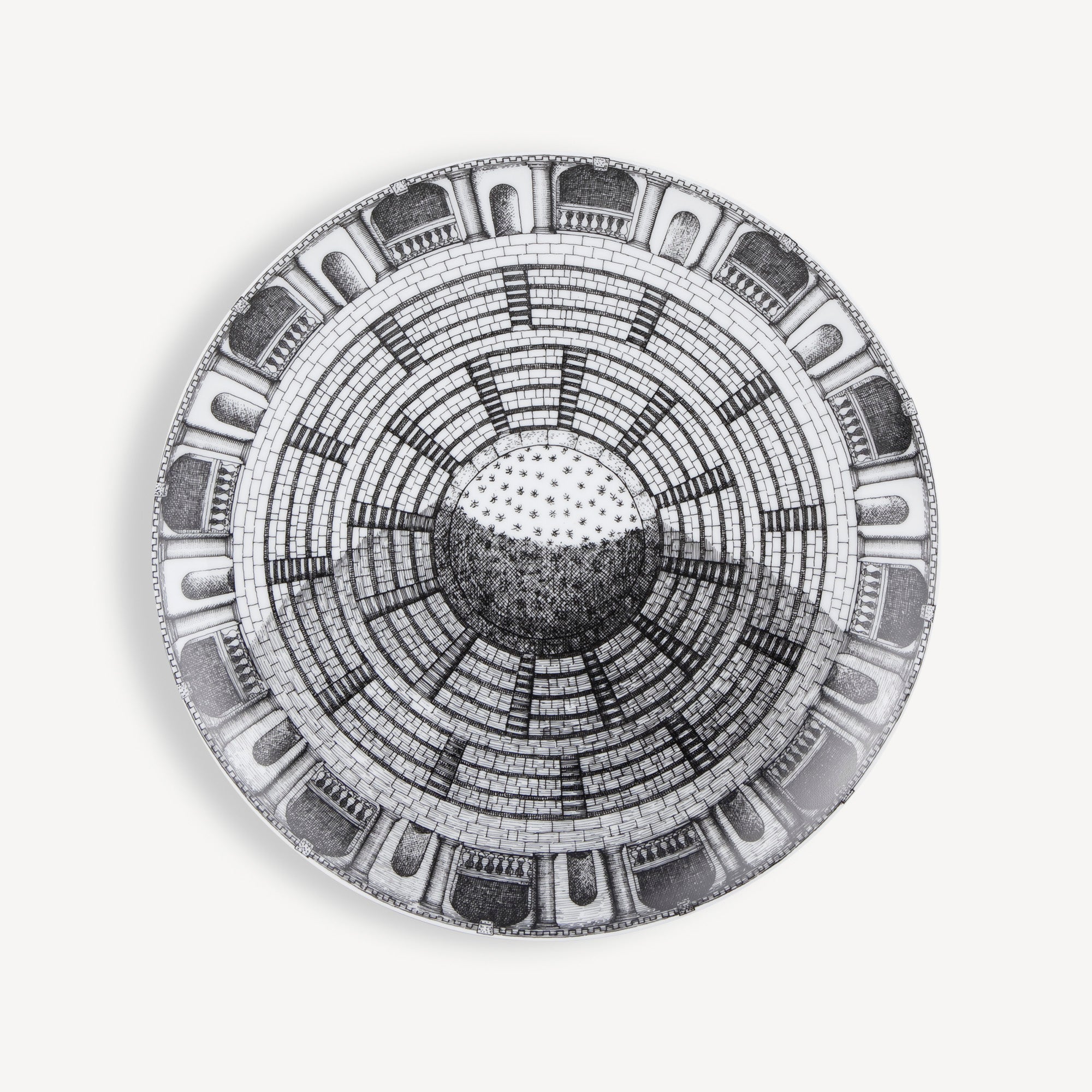 fornasetti-cortili-teller-set-6-teilig-porzellan-architektur image 5