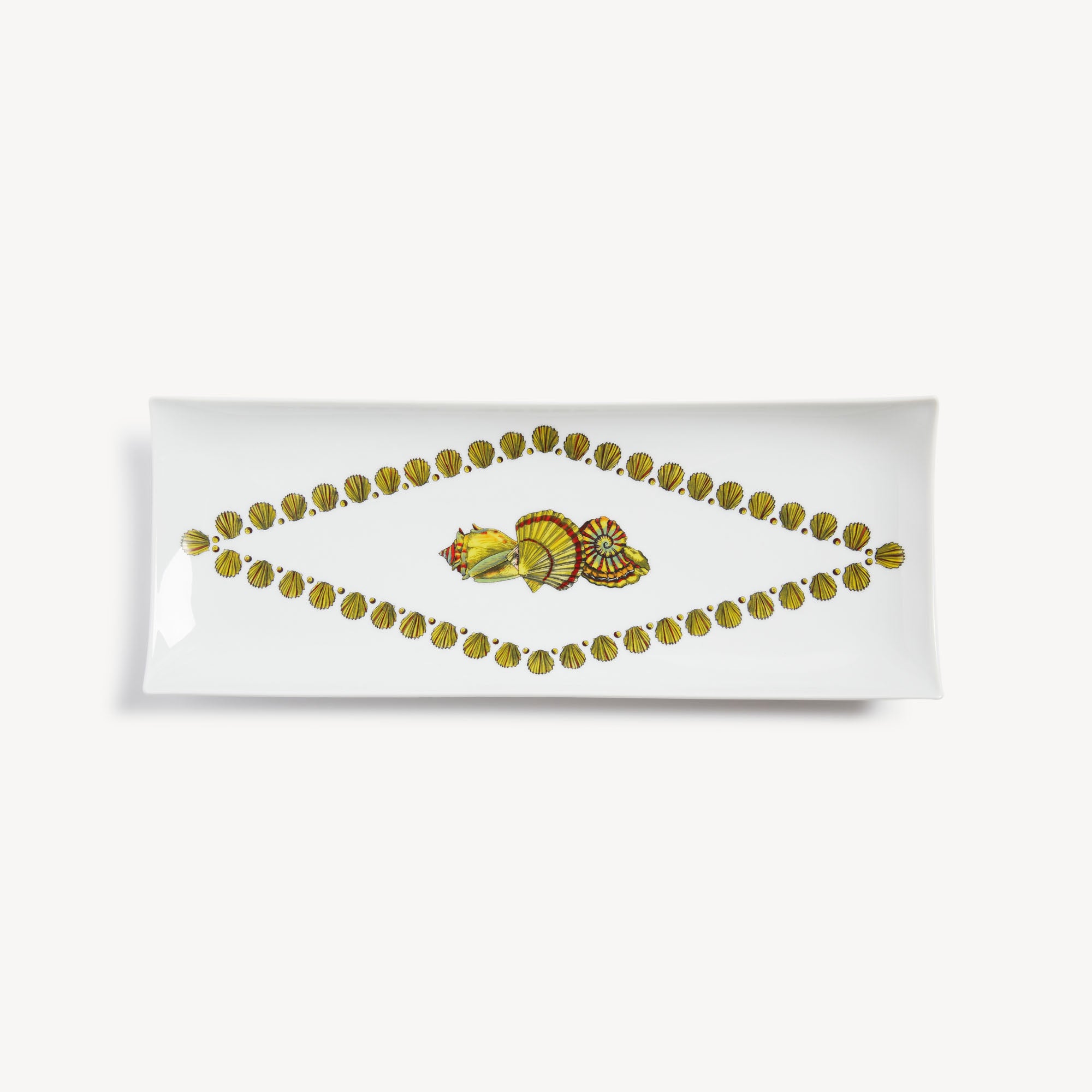fornasetti-giro-di-conchiglie-tablett-porzellan-rechteckig image 1