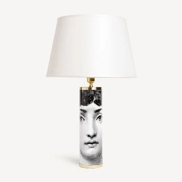 fornasetti-lampenschirm-konisch-ersatzschirm-stoff-deko image 1