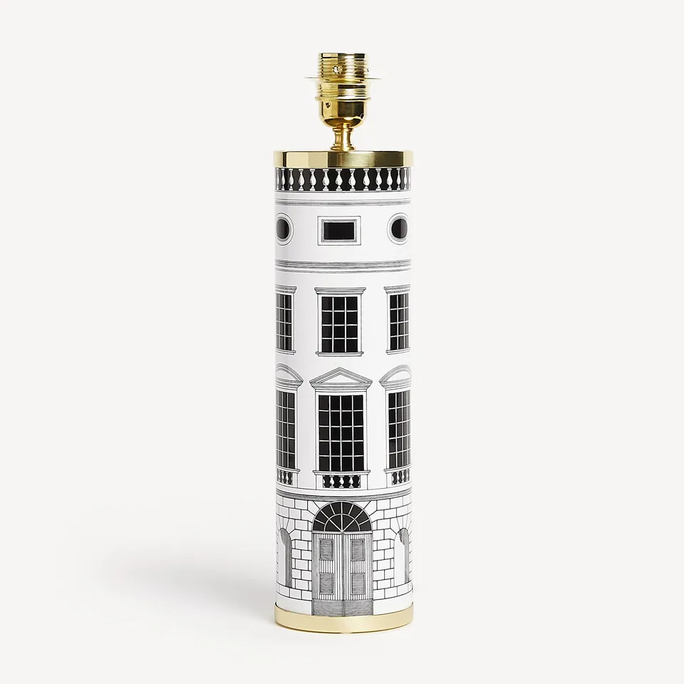 fornasetti-architettura-lampenfu-metall-zylinder-eu-siebdruck image 1